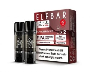 Elfbar - ELFA - Prefilled Pods (2 Stück) - Blackberry Ice - 20mg - Copy