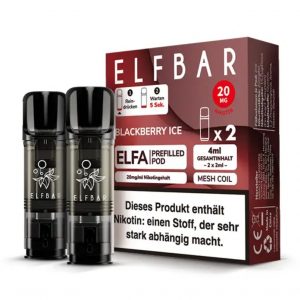 Elfbar - ELFA - Prefilled Pods (2 Stück) - Blackberry Ice - 20mg (Kopie)